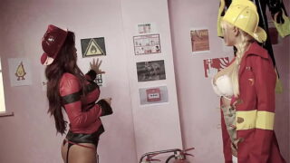 Hot babe Charlie Monaco And Jordan Pryce Fuck In The Firehouse